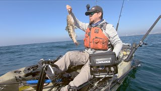 PESCA EN KAYAK- Un día de pesca frío, PERO MUY DIVERTIDO