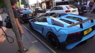 London; Crazy Lamborghinis