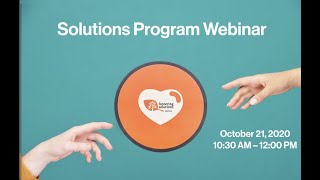 Solutions Program Webinar