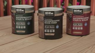 BEHR Stain & Finish Project How To's: Siding