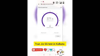 Jio 5G test in Kolkata | shocking and unexpected result  #shorts