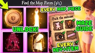 UNLOCK GREEK ITEMS! Every Key in DRESS to IMPRESS! Quest and MAZE Guide! DTI Halloween Quests