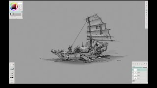 Ryan Dening test-drives Mischief to create concept art