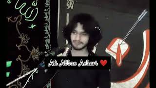 1 Muharram 🙏 Zakir Ali Abbas Askari ❤️#status #shortsfeed #youtubeshorts #trending #viral #like