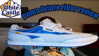 puma future rider white castle review