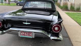 1957 Ford Thunderbird for sale on BAT 312 auto with 2 tops test drive