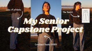 Behind the Scenes of my Senior Capstone Project | how i create digital sewing patterns | Etsy Shop