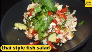 Thai-Style Fish Salad | थाई ग्रील्ड माछा सलाद