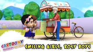 Smiling Girls, Rosy Boys | Animated Nursery Rhymes For Children Song | Children Songs