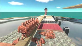 Run Away from the Cannonball - Animal Revolt Battle Simulator