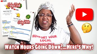 Becoming a YouTuber: YouTube Video Watch Hours Going Down?…..Here’s Why!