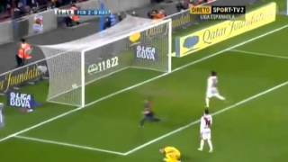 Barcelona vs Vallecano - Messi goal (3:0)