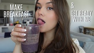 making breakfast & chit chat get ready with me :)