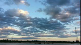 Tramonto sul Tagliamento - timelapse estivo