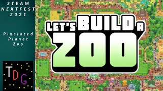 Steam NextFest - Let's Build A Zoo - A 16bit Planet Zoo!