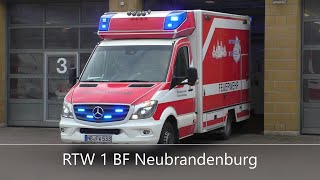 RTW 1 Berufsfeuerwehr Vier-Tore-Stadt Neubrandenburg