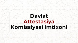 ҚХМ факультети 405-406 гуруҳларининг Давлат Aттестация Комиссияси имтихони 2021 йил