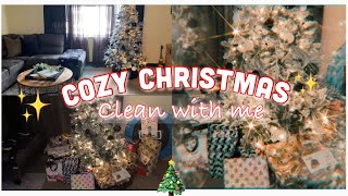 COZY CHRISTMAS 🎄 CLEAN WITH ME // CLEANING MOTIVATION // SPEED CLEANING