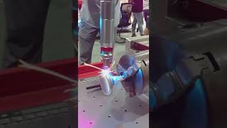 Love this 4-axis auto welding.#4AxisWelding #AutoWelding #RoboticWelding #LaserWelding