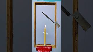 Easy Lifehack: Simple Tool to Extinguish Candle #lifehacks #DIY #candle