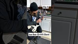 Jam Over C5+F#5 Chord clip 3 | #shorts #guitar #guitarist #guitarsolo #chord