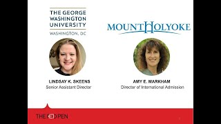 Webinar: Live Chat with Admissions - Mount Holyoke College & The George Washington University