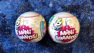 ASMR Random Whispered Mini Brands Series 3 Blind Box Opening - Tiny Miniature Groceries