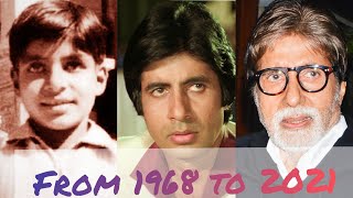 Amitabh Bachchan from 1968 To 2021 || Every Year Face Change || #thenvsnow #amitabhbachchan