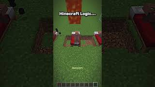 Minecraft Logic Be Like -||- Minecraft Logic #shorts #viral #grow #trending