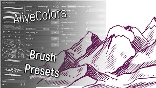 Loading ABR Brushes in AliveColors. Creating Custom Brushes