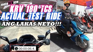 KYMCO KRV 180i TCS TEST RIDE l KYMCO KRV 180i TCS REVIEW l motoREView l BASTIBOYZPH