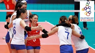 Philippines vs Indonesia Team Introduction SEA GAMES 2019 Volleyball Men's Division