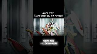 Juana from Kyoukaisen-jou no Horizon #anime #shorts #animeshorts