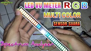 VU Meter LED RGB Spectrum Analyzer Music