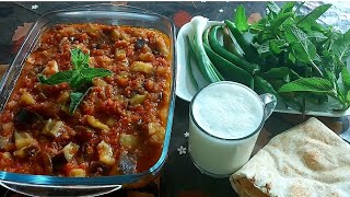 قناة روز.مسقعة باذنجان.طرشي باعجونه.kurdish summer cooking.الحلقة 64