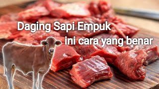 Masak Daging Sapi Biar Empuk Gak Alot Keras begini cara prosesnya