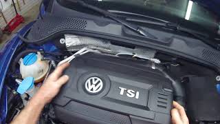 2014 VW Beetle 2.0L Turbo. Part 1 of 2. Intake manifold removal, water pump replacement.