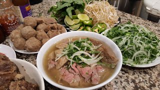 Phở bò ,Cách nấu phở ngon ở nhà(beef noodle soup)