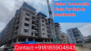 Gated Community Flats for sale in Hyderabad | Flats for sale in Gated Community | Manikonda