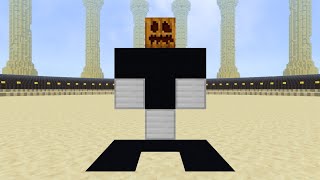 How to summon Distorted Iron Golem in Minecraft Pe