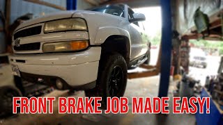 1999-2005 Tahoe Z71: Front Brake Job DIY!