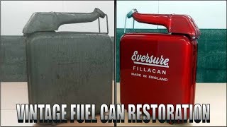 Weird 1950's era Fuel Can Restoration.