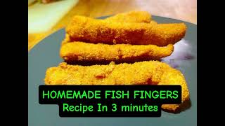 Fish Fingers Recipe | How To make Fish Fingers At Home - Chef Josh Omusiisisiisi