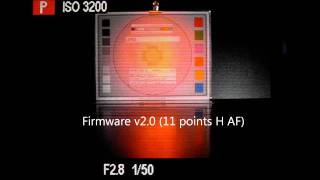 Leica X1 firmware v2.0 AF performance comparison