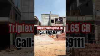 Triplex Villas for sale in Bhanur near Patancheru || Mokila || Shankarpalli || 9985469111