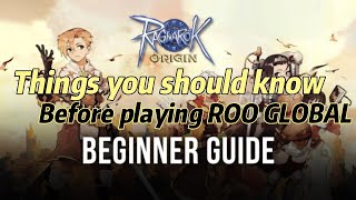 Things you should know before playing ROO GLOBAL imo #rooglobal #basic #guide #ragnarokoriginglobal