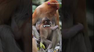 Meet the Proboscis Monkey🍀🍀🌿🍀🌿🍀