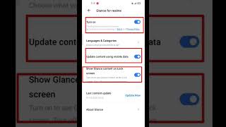 Enable Realme UI 3.0 Glance For Realme Device।How to Enable Glance in Realme।