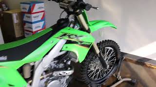 2022 Kawasaki KX 250, electric start, 8 hours of run time, clean bike