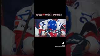 Canada vs Czechia: Canada wins gold in overtime !